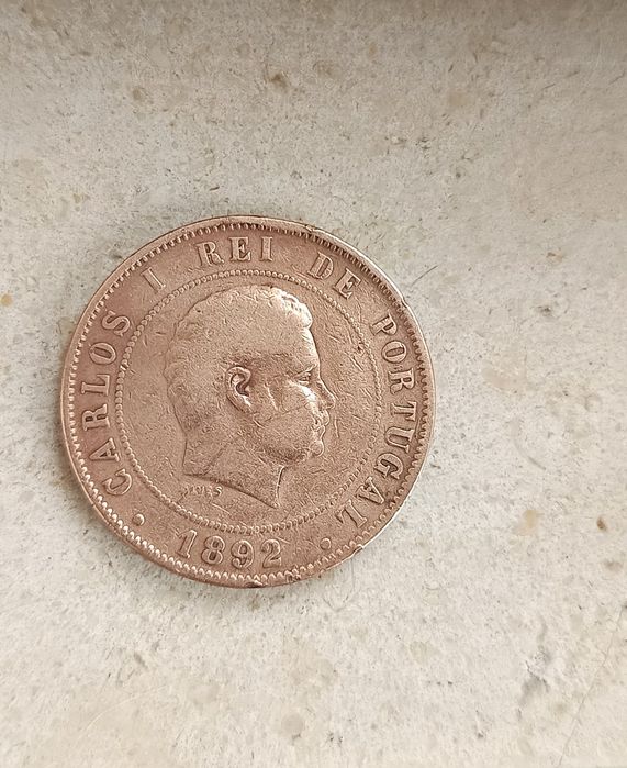 Moeda antiga 1892