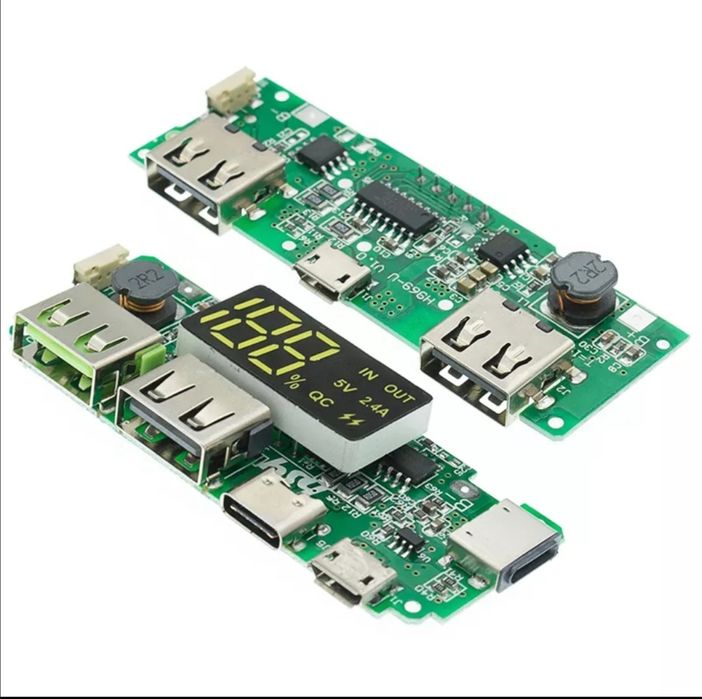 Плата с LED дисплеем для павербанка