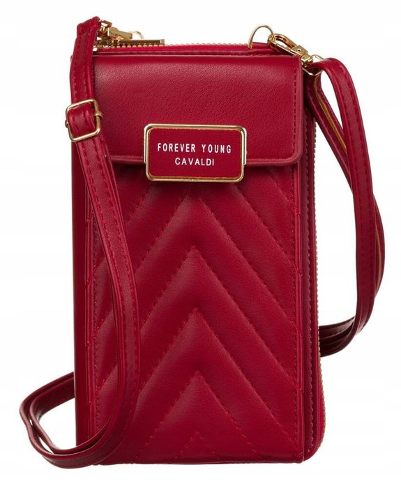 damska mini torebka-portfel ze skóry ekologicznej - 4u cavaldi