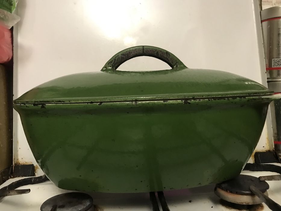 Алюминевая утятница, гусятница, чугунная эмалированная