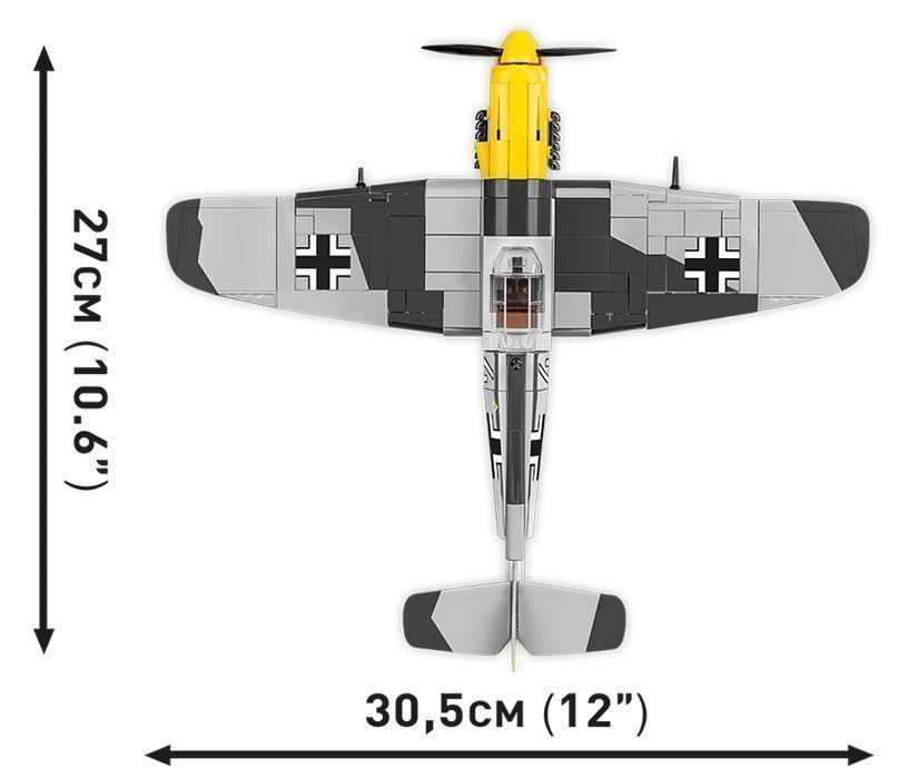 Klocki Cobi 5727 Samolot Messerschmitt Bf 109 E-3 333 El.Komp. Z Lego