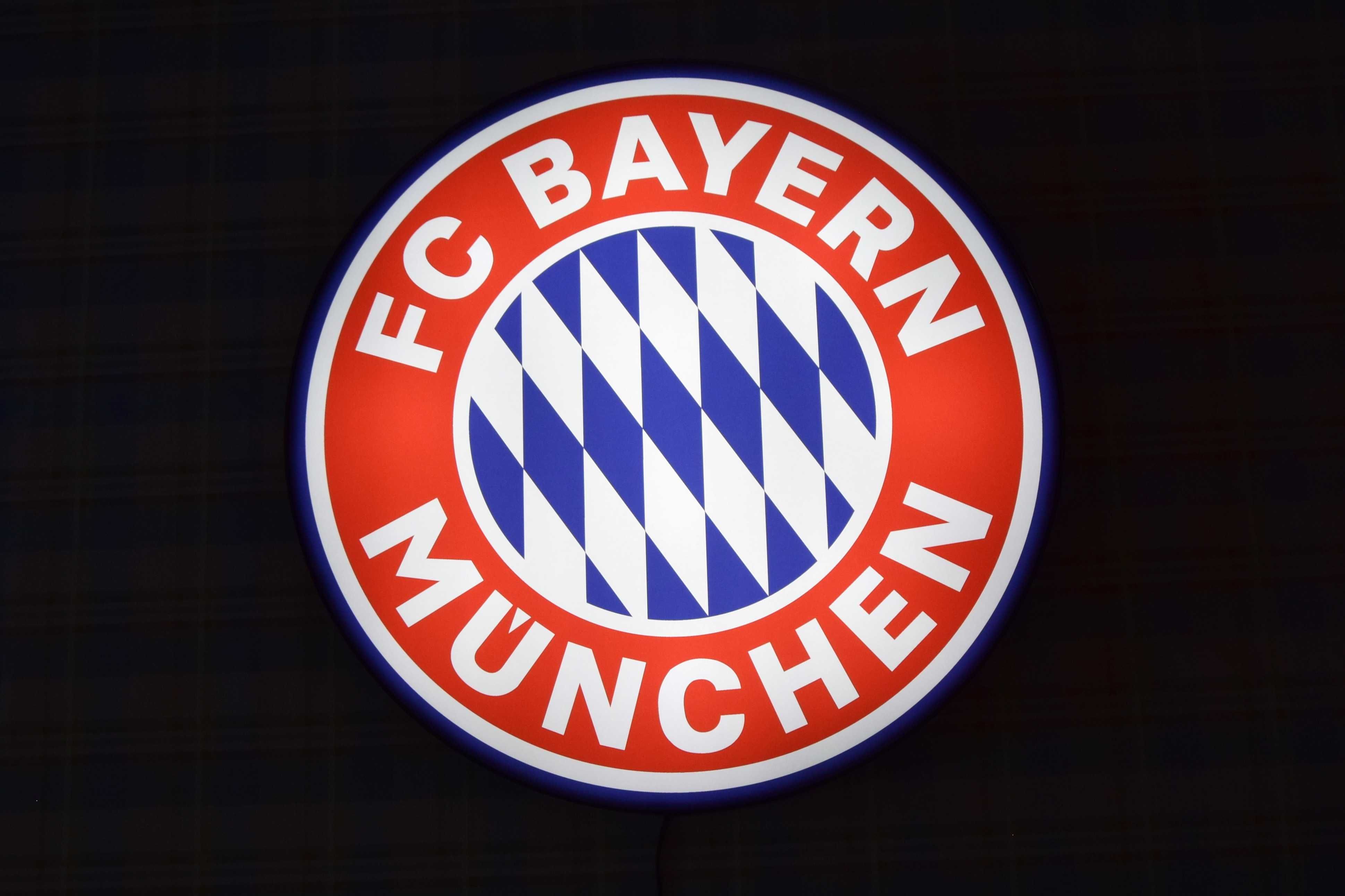 LED Neon BAYERN MUNCHEN, Logo 3D, Znaczek, Emblemat, Plafon, Prezent