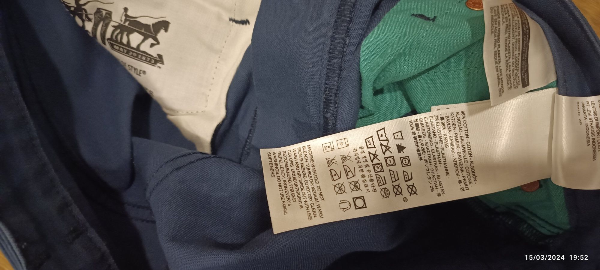 Levi's 511 W32-N42 novas sem etiqueta