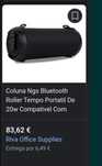 Coluna de som portátil NGS Bluetooth