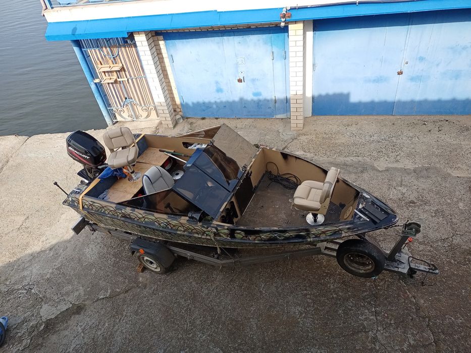 Крым 3, Mercury 60, minn kota, LOWRANCE