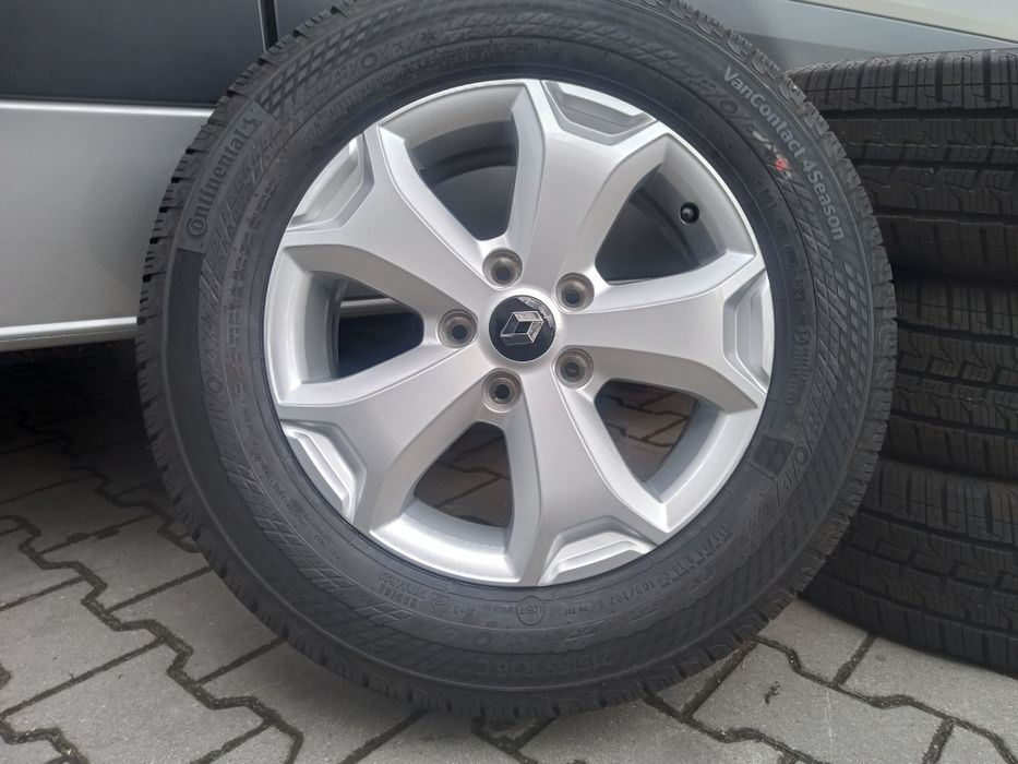 Koła wielosezonowe Renault Trafic Vivaro 215/65R16c Continental Jak No