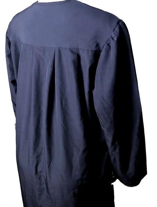 Мантія випускника з  шапочкою конфедератка чорна та синя