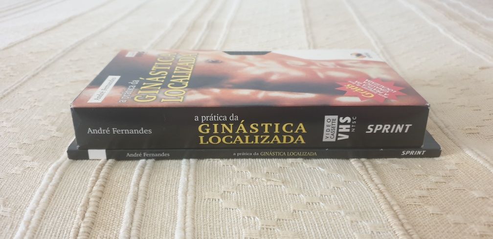 Livro+VHS "Natação 4 nados", "Ginástica Localizada", "Jogos Olímpicos"