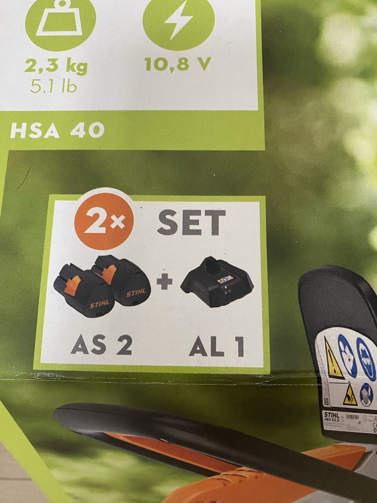 STIHL nożyce akumulatorowe HSA 40