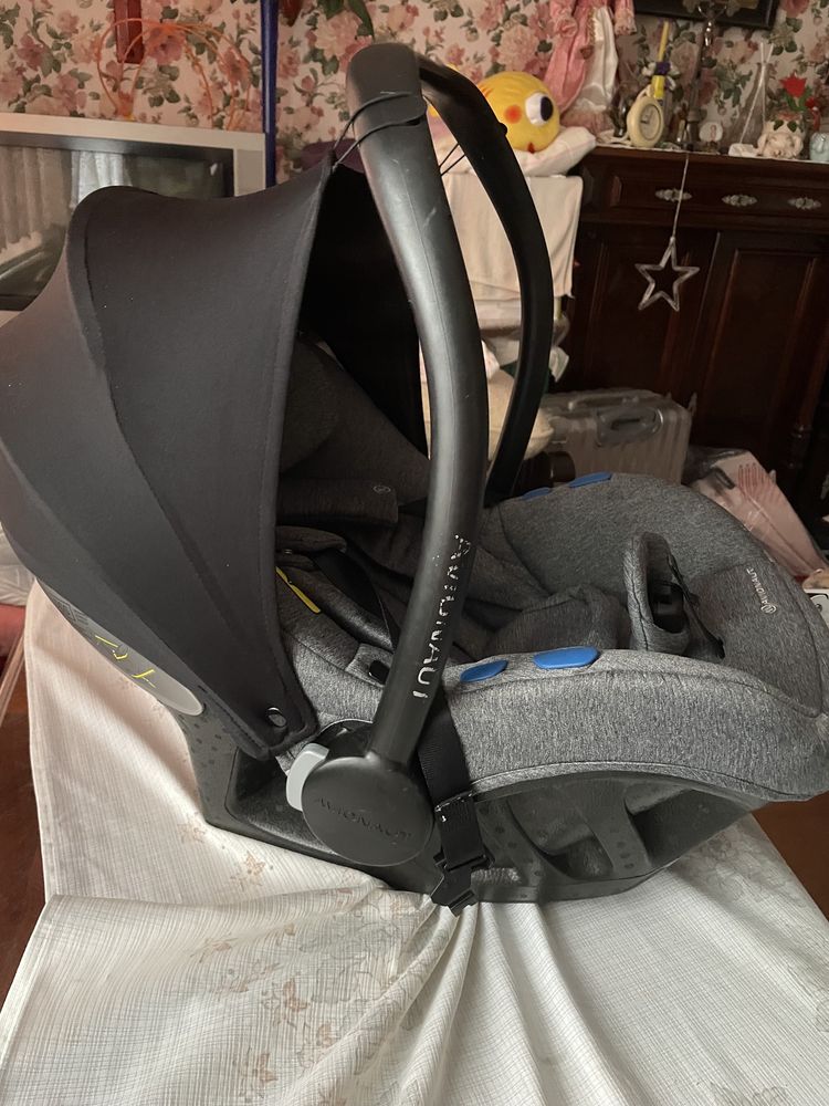 Avionaut Pixel z bazą isofix 0-13kg (Grupa 0+) GREY