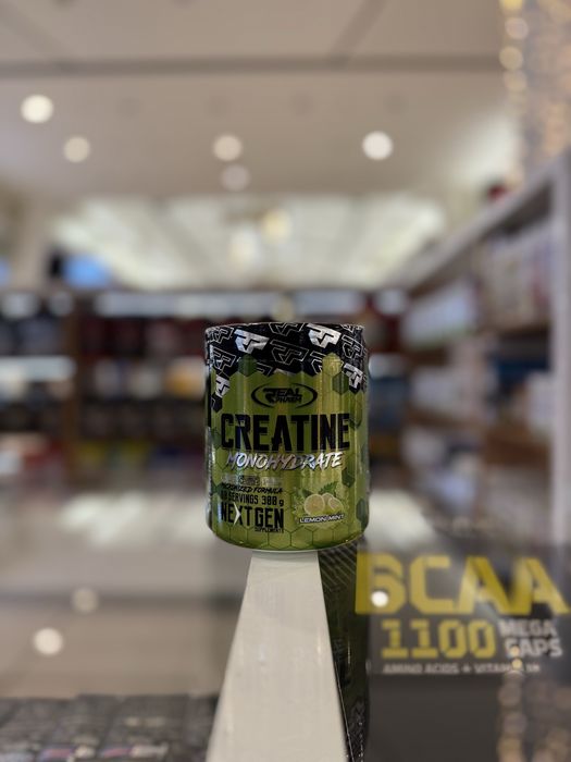 Monohydrat kreatyny Real Pharm Creatine 300g cytryna-mięta RADOM