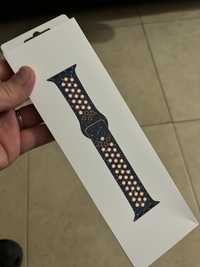 Bracelete Apple Watch 45mm - blue flame Nike sport M/L