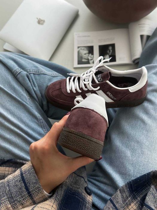 SALE! Кросівки Adidas Handball Spezial Brown White 36 37 38 39 40 41