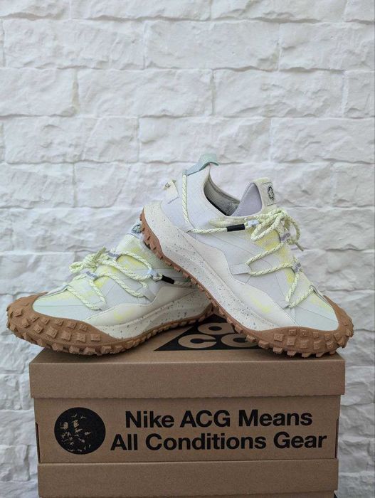 Чоловічі Кросівки Nike ACG Mountain Fly Low Grey Green Gore-Tex 40-45