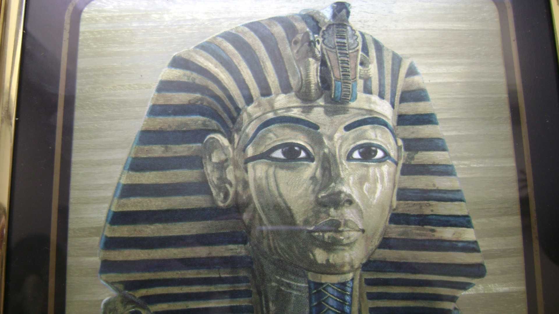 Starocie z PRL Pamiątki z Podróży = Zestaw 3 obrazki z Egiptu TANIO