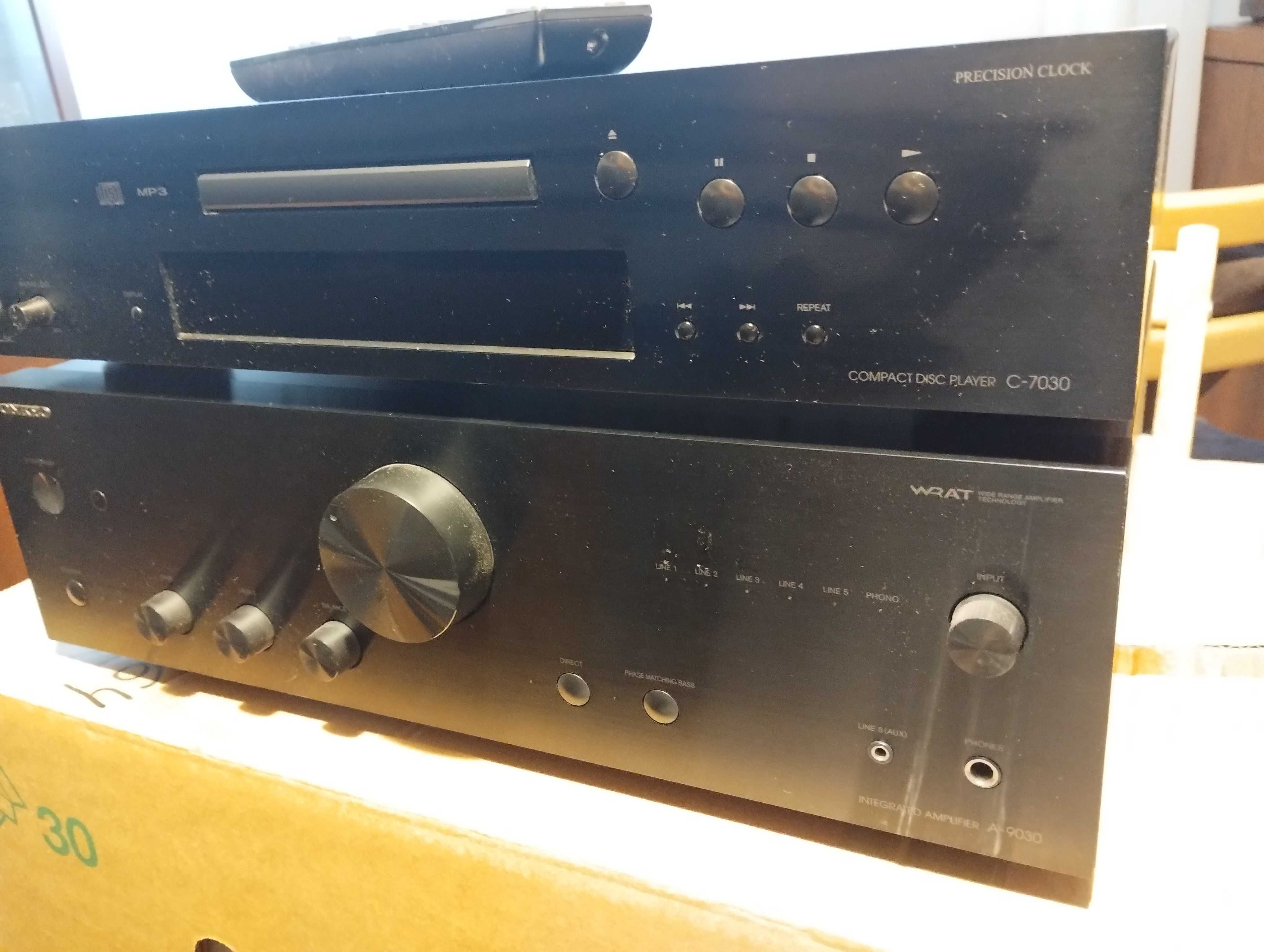 Onkyo C-7030 i A-9030 wzmacniacz stereo CD, MP3