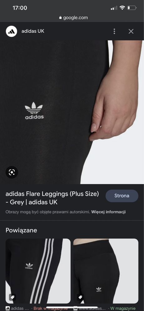 Adidas spodnie damskie szerokie nogawki XL