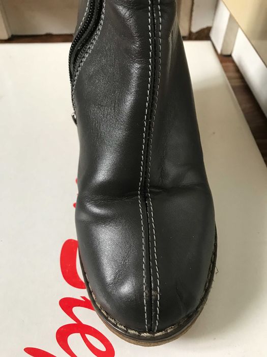 Сапоги Жіночі зимові шкіряні черевики 37 р.