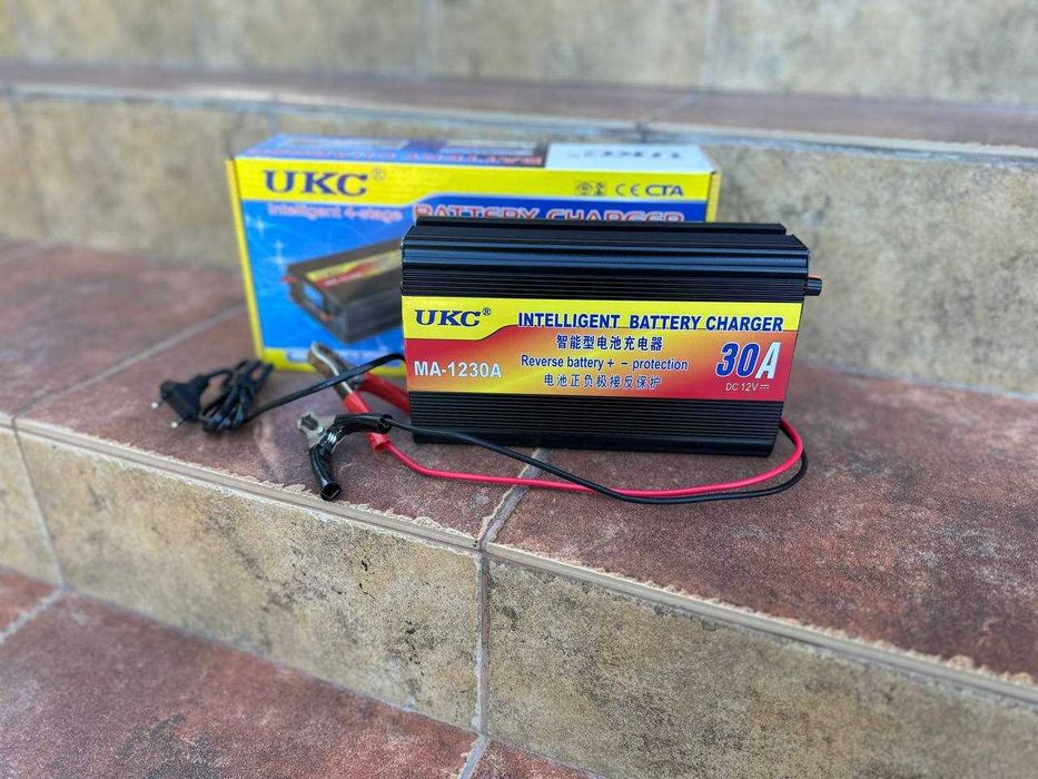 Зарядное устройство UKC Charger 20A 30А для автомобиля 12 вольт Акция