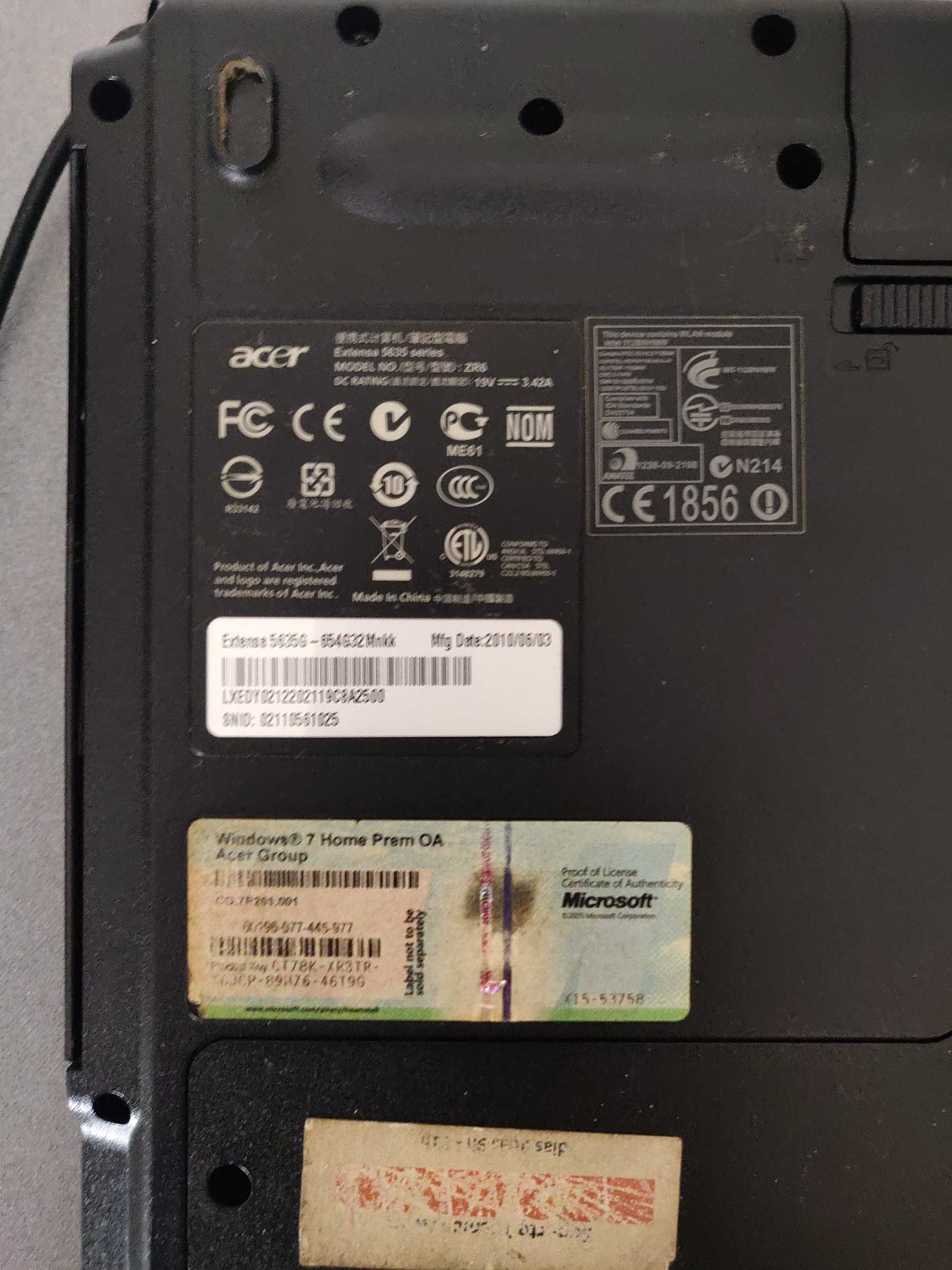 Acer Extensa 5635G