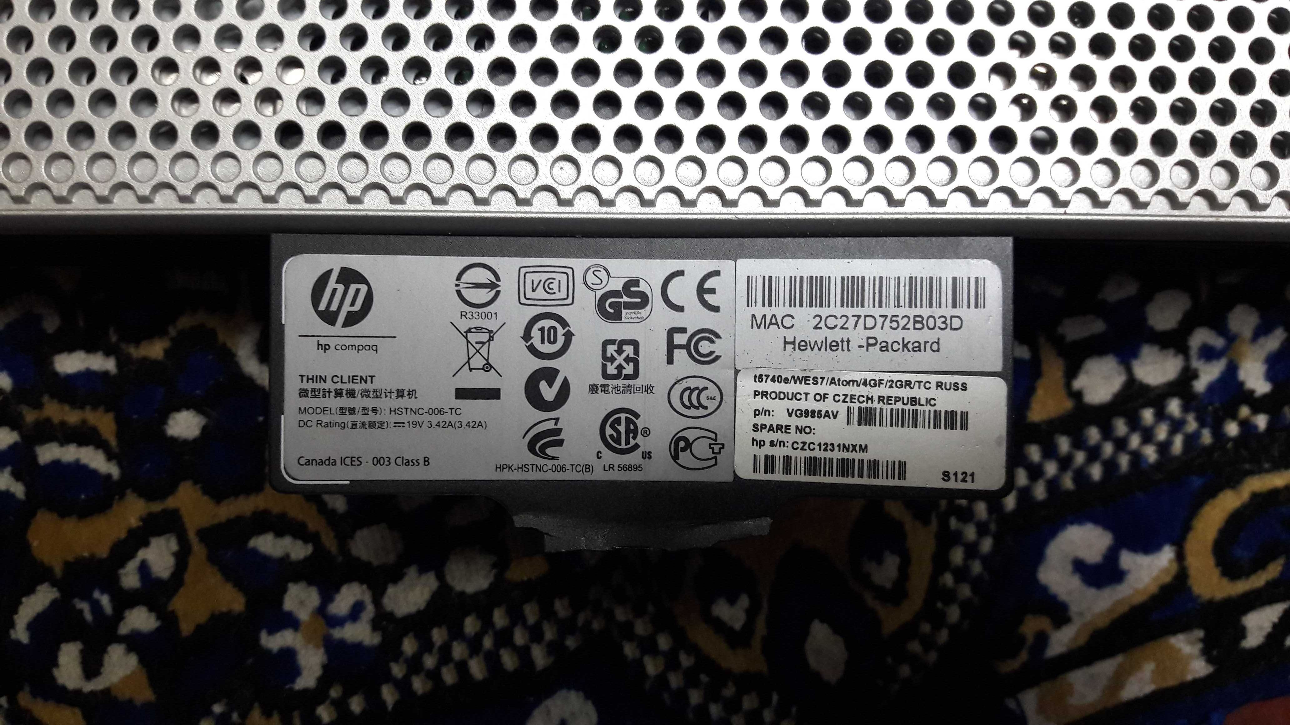 Тонкий клиент HP 2 шт