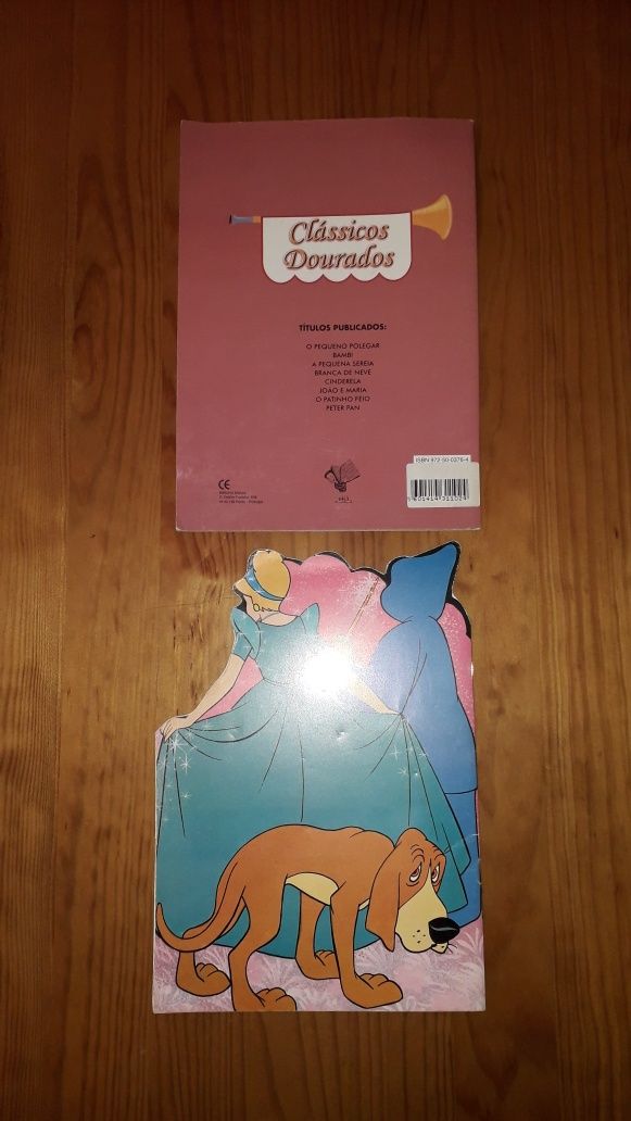 Bambi Classicos dourados majora e Cinderela livros recortados disvenda