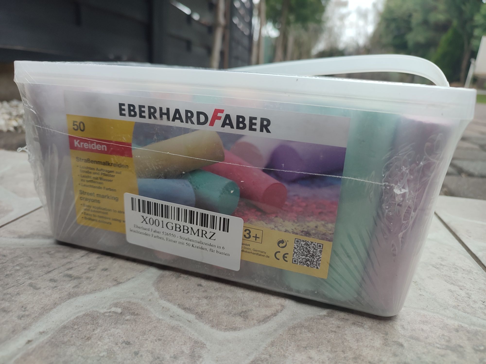 Eberhard Faber - Kreda drogowa, wiaderko 50 sztuk.