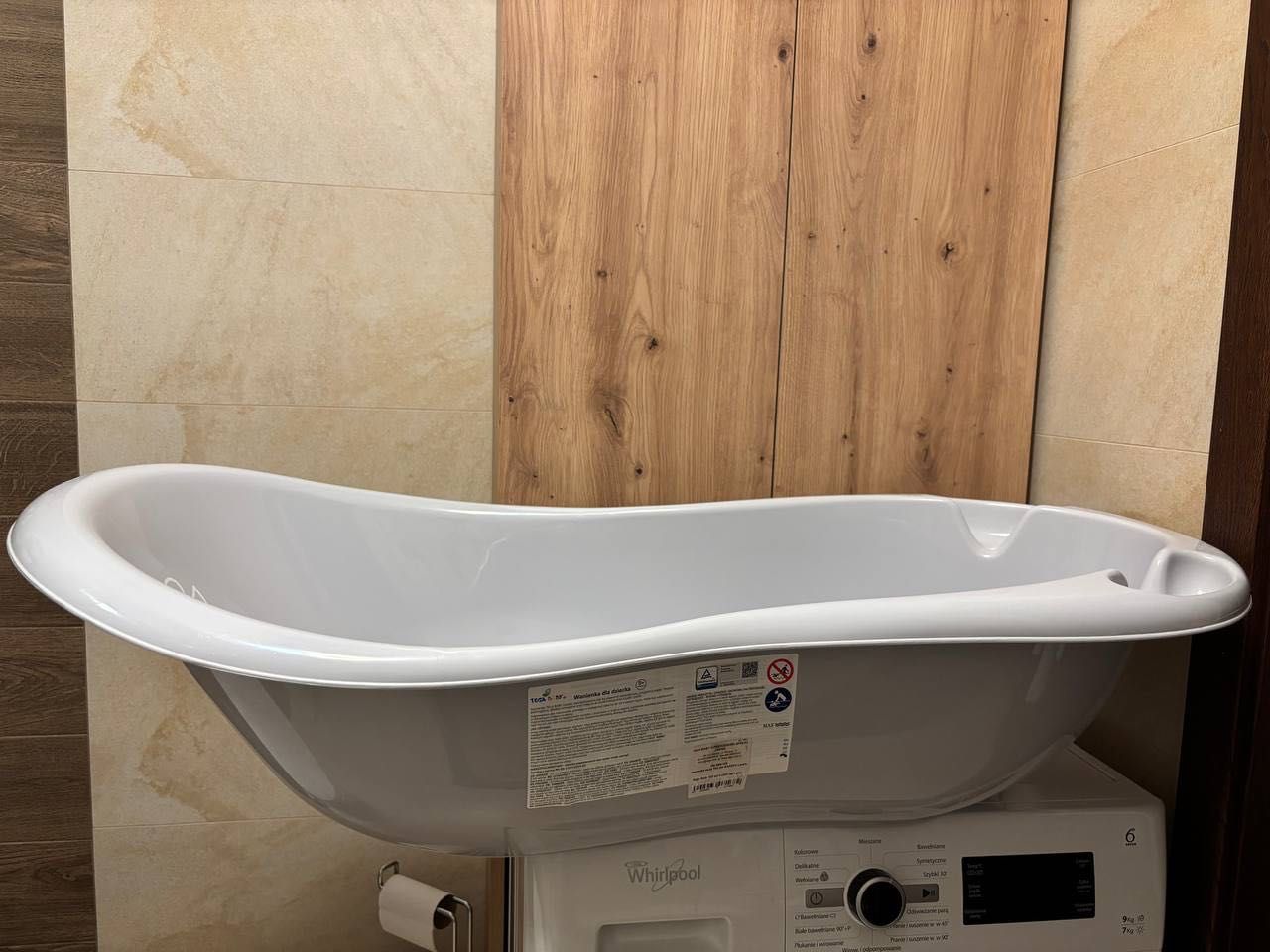 Wanienka wanna Tega Baby kaczka szara 102cm z termometrem