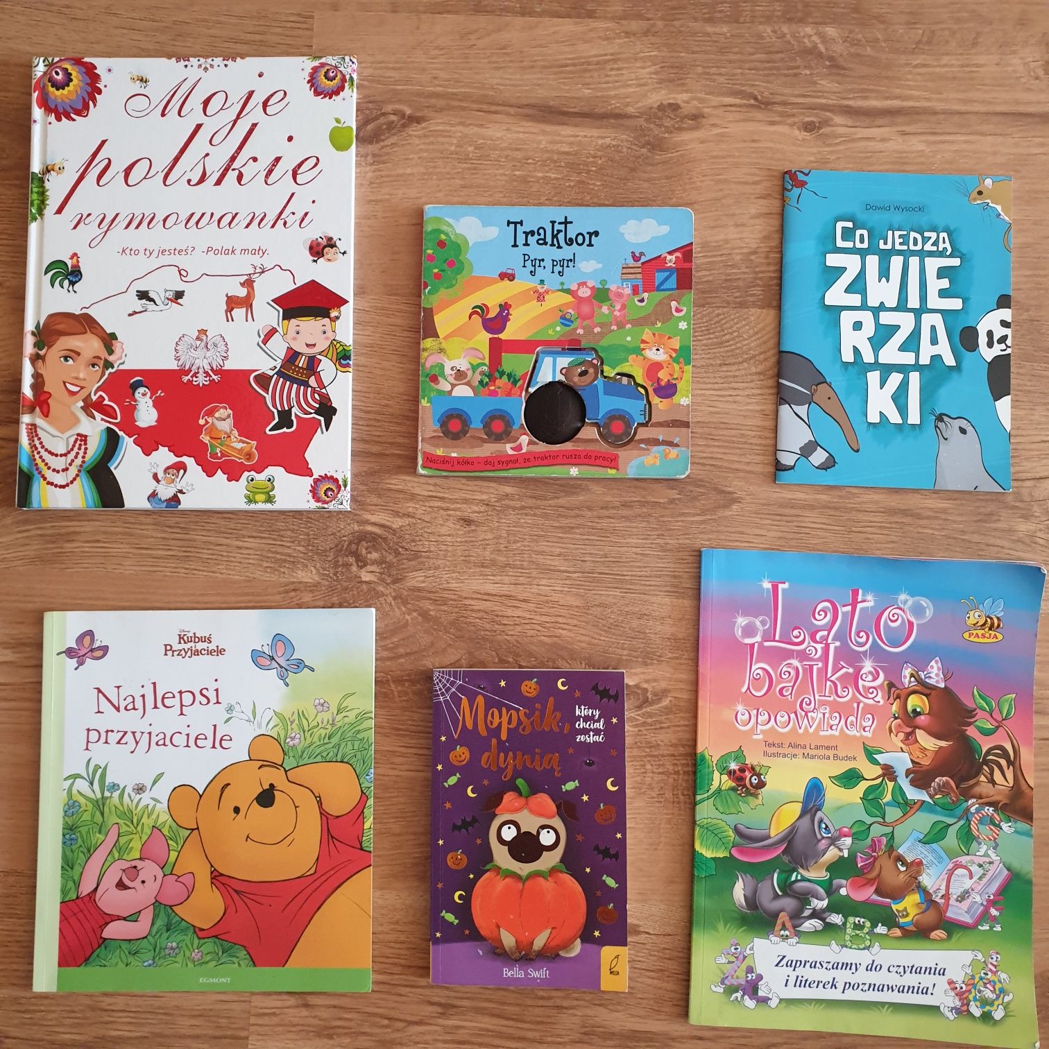 Zestaw książek dla dzieci  Rymowanki Mopsik