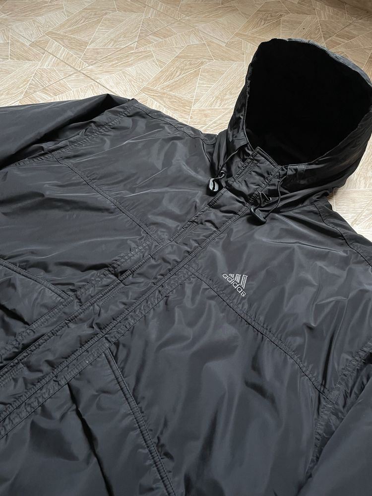 Курточка Archive Y2K Retro 1999 Vintage Adidas Nylon Jacket Black