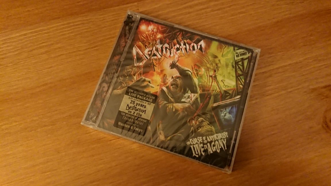 Destruction The Curse Of The Antichrist - Live In Agony 2CD NOWA Folia