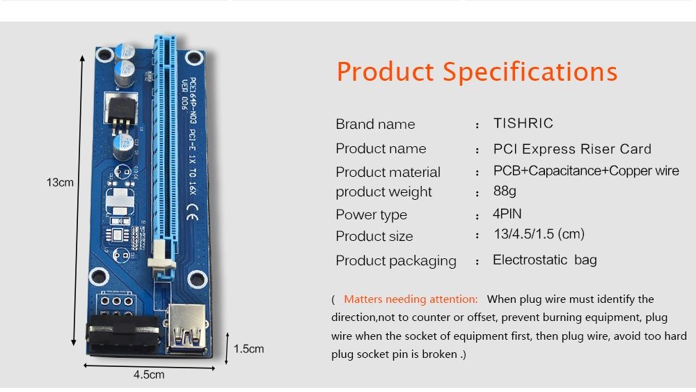 Riser PCI-E PCI Express