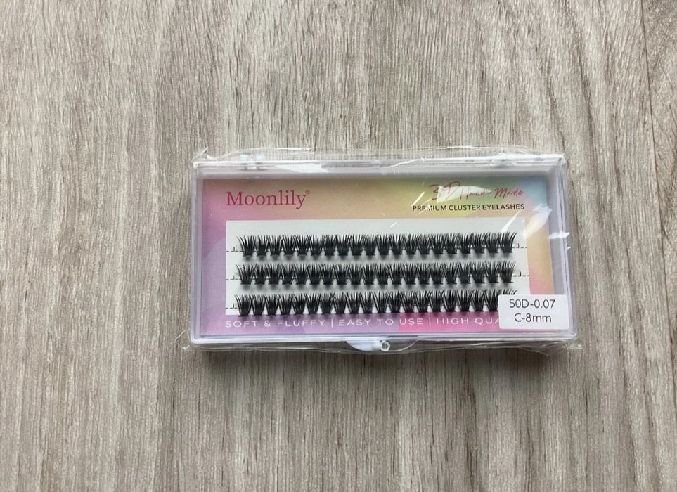Rzęsy 3d, grube kępki rzęs, gęste Rzęsy, sztuczne rzęsy 8mm