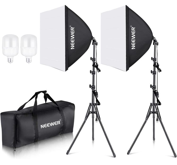 Zestaw oświetleniowy NEEWER 700W, studio, fotografia