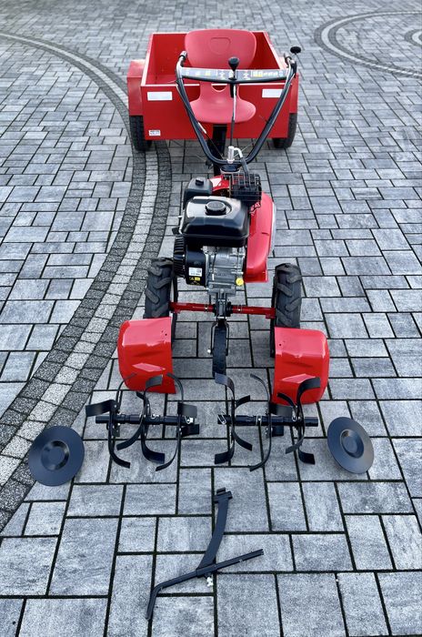 Glebogryzarka spalinowa SARP (Pubert) zestaw z przyczepą