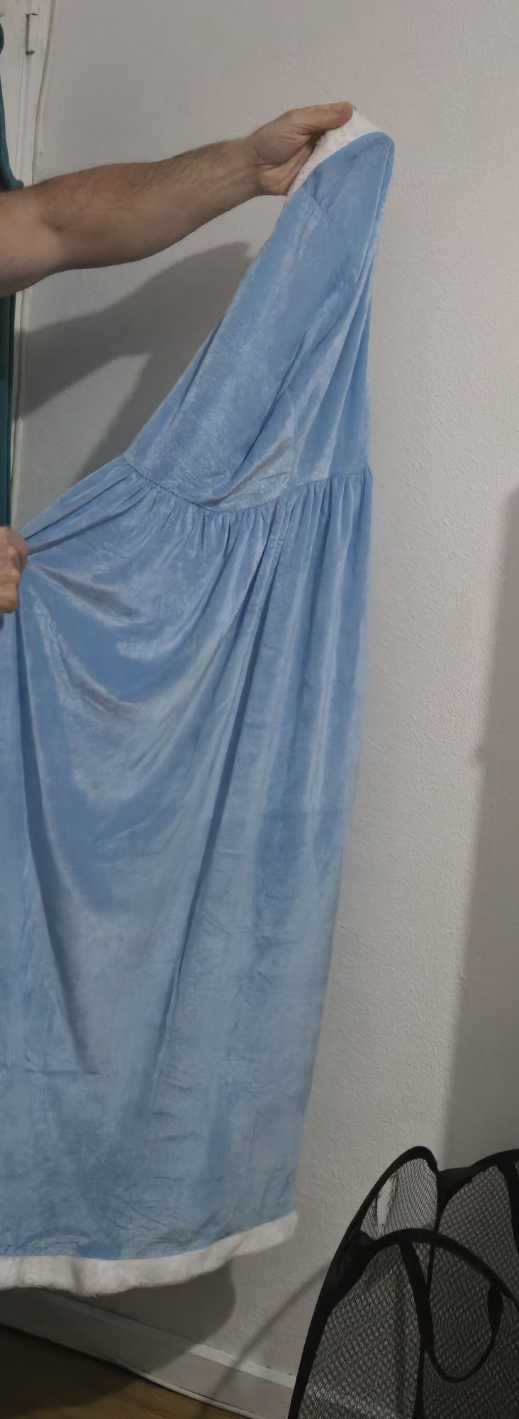 Capa de princesa azul