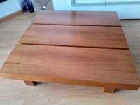 Mesa de centro madeira maciça