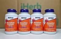 NOW Foods Inositol, інозитол, вітамін B-8, 500 мг 100 капсул