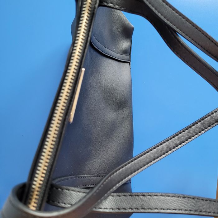 Nowa czarna torba shopper firmy mango