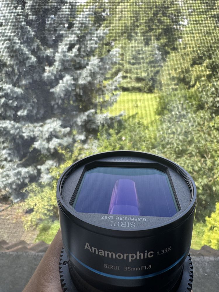 Sirui Anamorphic Lens 35mm 1.8f