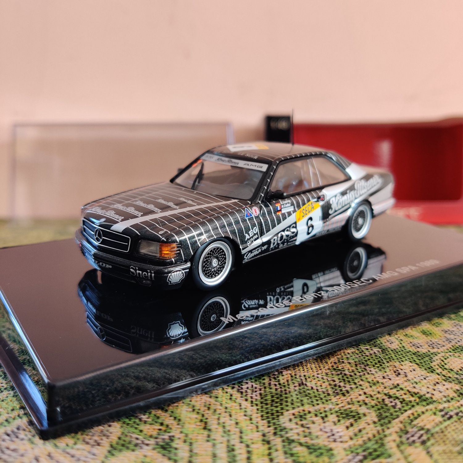 1:43 Mercedes-Benz 500 SEC C126 AMG SPA 1989 #6 – AutoArt