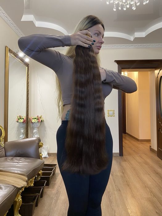 Натуральне волосся для нарощення 40-90 см