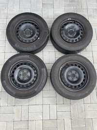 Felgi stalowe z oponami 195/65/15 VW 5x112