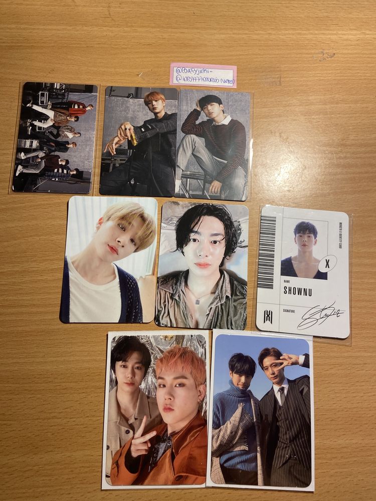 Monsta X Photocards Kpop