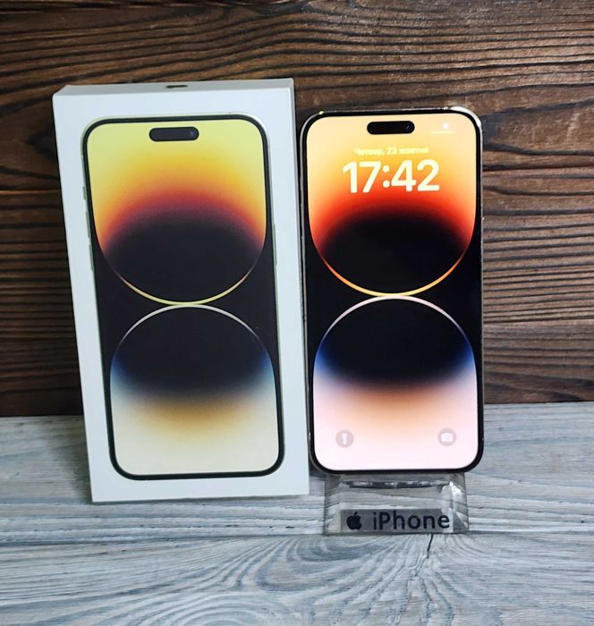 IPhone 14 Pro Max 256 SIM Gold гарантия/магазин 730$