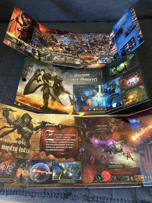 Diablo 3  + Starcraft 2 - kolekcjonerskie (kody wykorzystane)