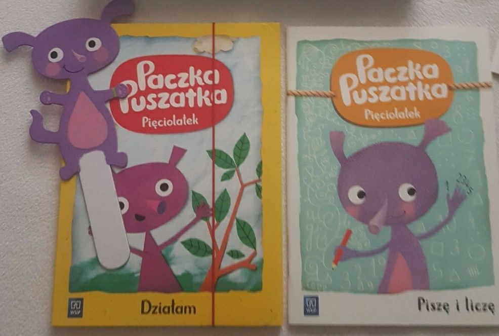 NoWa Paczka Puszatka Pięciolatek Box WSiP Podręcznik przedszk