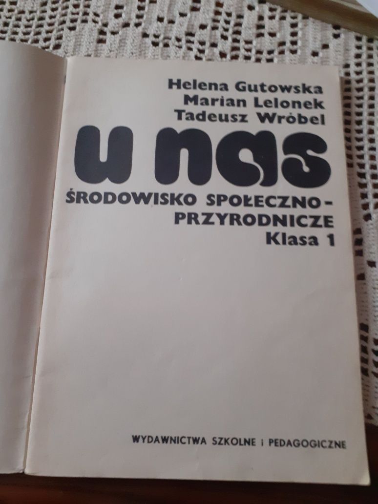 U Nas środowisko społeczno- przyrodnicze klasa 1