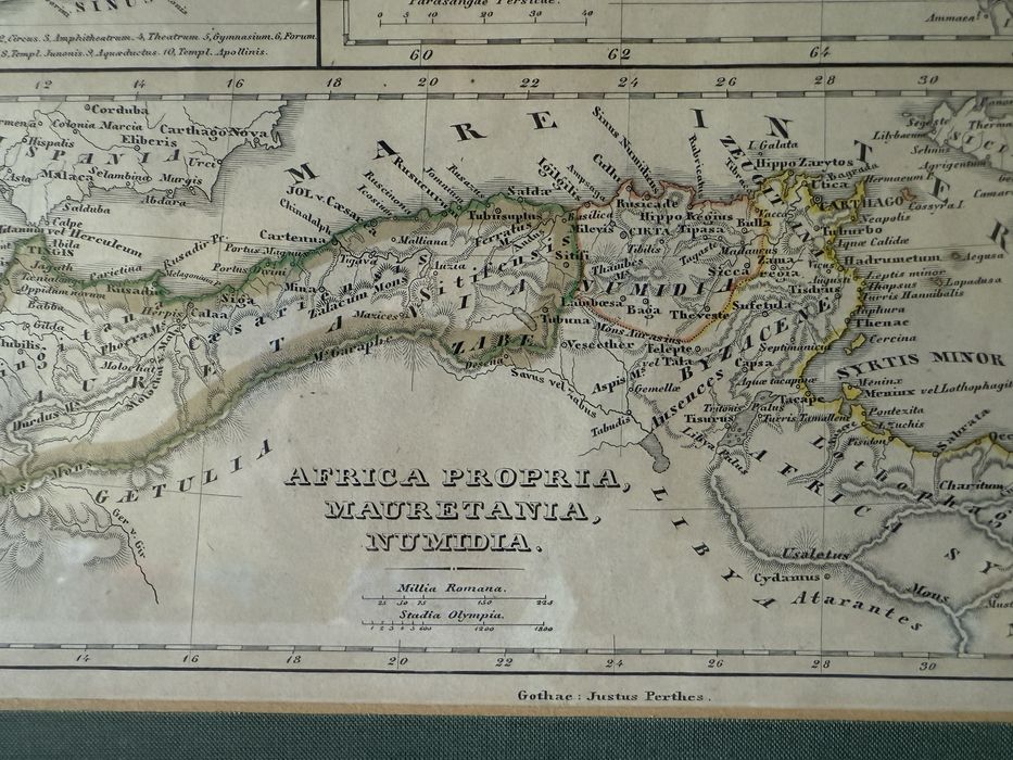 Antyczny Miedzioryt Komplet 2 Sztuk  XVIII Wiek Grafika Oryginał Rama