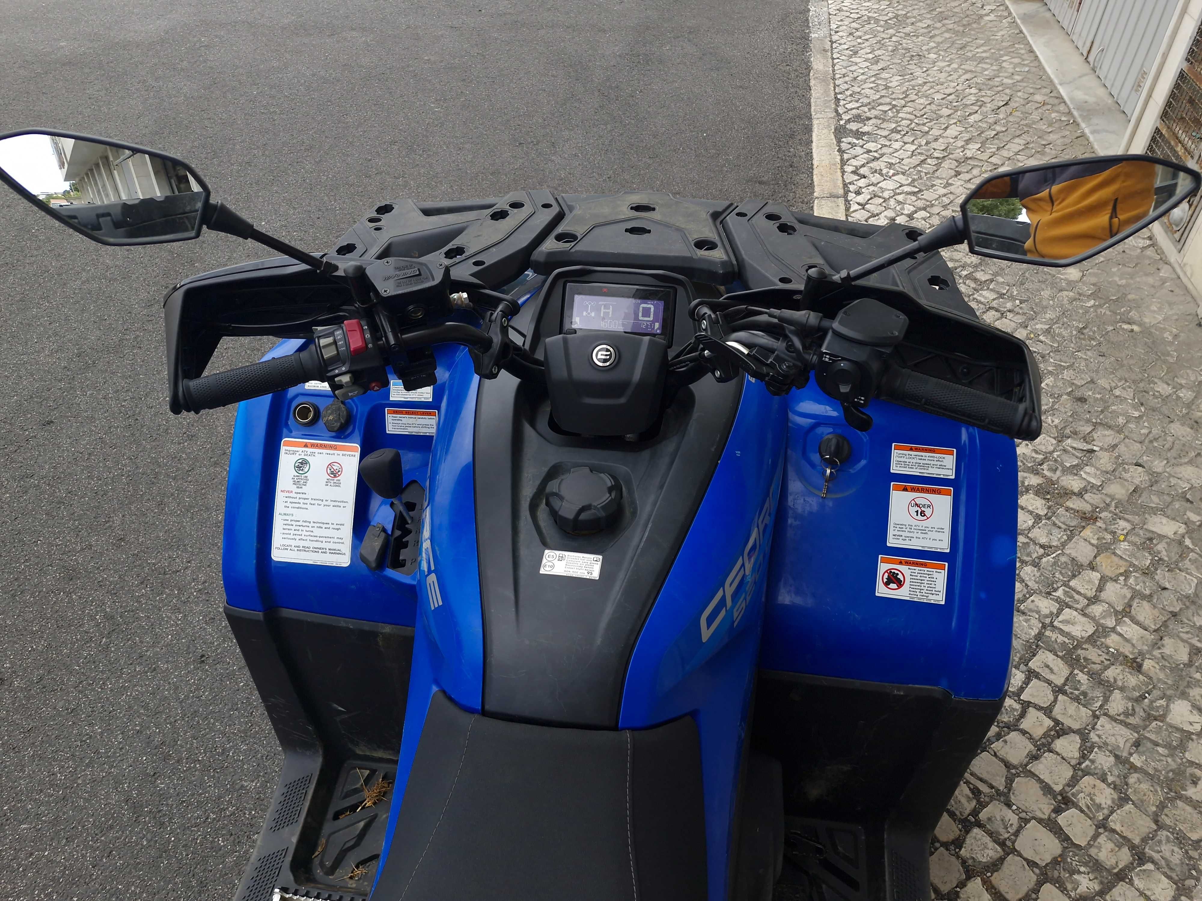 CFMOTO CFORCE 520L – 1.271 km – Muitos Extras – Quase Nova